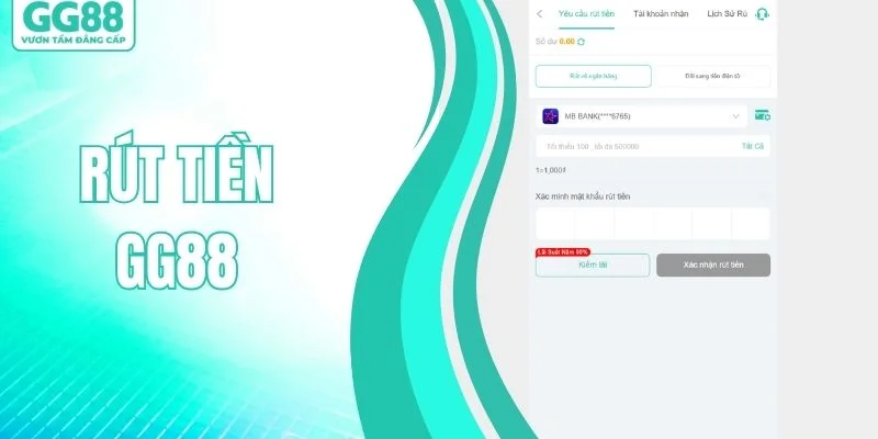 Hướng Dẫn Rút Tiền GG88 Nhanh Chóng Và An Toàn Mới Nhất 2026